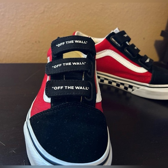 Checkered Velcro Vans - Picture 1 of 4
